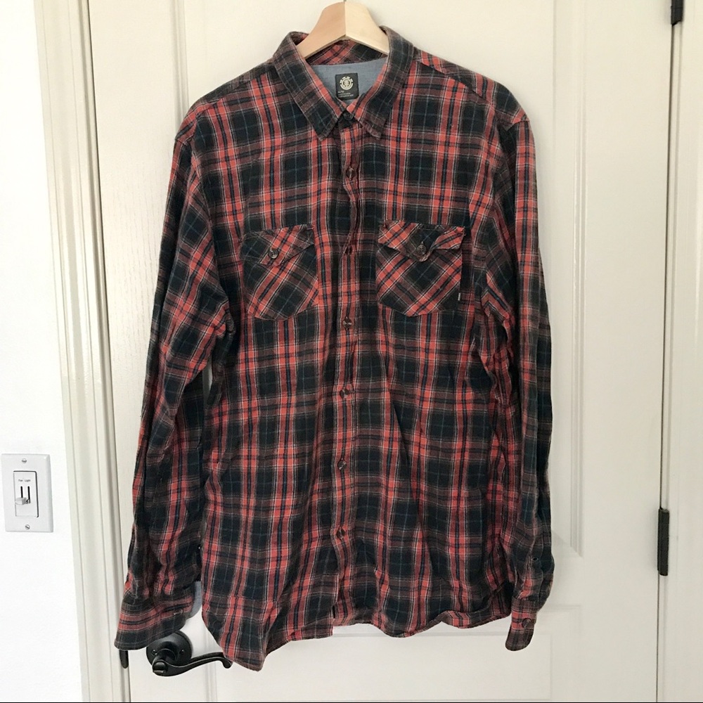 Element men's flannel shirt